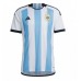 Cheap Argentina Home Football Shirt World Cup 2022 Short Sleeve